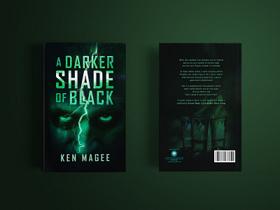 A Darker Shade of Black Book Cover book book cover book cover design book cover mockup design fiction graphic design scifi