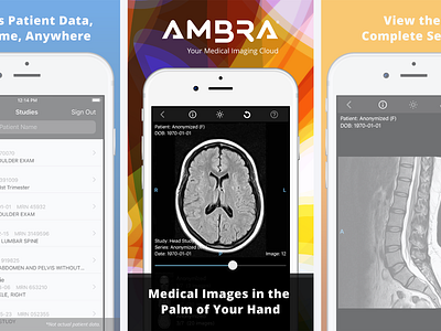 Ambra iOS App Store Screenshots app branding app store design marketing design mobile app