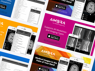 Ambra App Launch Promo Graphics