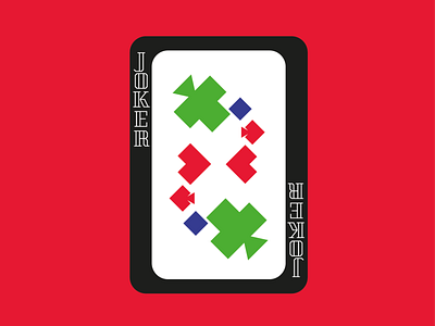 Joker Card design illustration vector