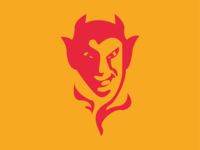 Devil illustration logo vector