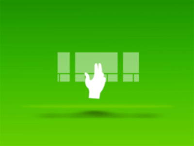 (*gif) Xbox One: Interaction Icon gesture green icon xbox one