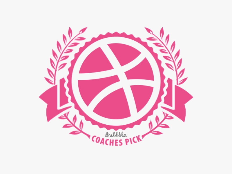 (*gif) Coaches Pick Badge ae animated award badge basketball coaches pick dribbble filigree gif icon logo