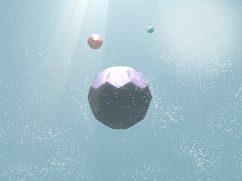 Platonics & Volumetric Caustics bubbles c4d caustics dof inverse volumetric loop able particles platonic sss tile able volumetric light