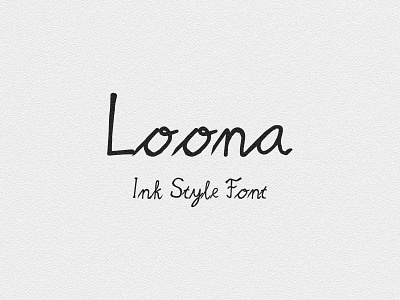 Loona Script abc alphabet black calligraphic calligraphy character collection creative drawn english font hand handwriting handwritten ink latin letter lettering paint poster