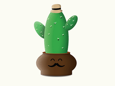 Happy mustache cactus.