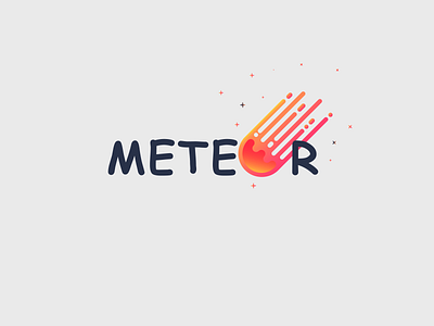 METEOR DUST | GreyNade art artwork design dribbble earth galaxy greynade illustration illustrator logo design meteor meteorite space universe