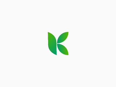 Lawn Keep brand logo design branding green leaf illustration k leaf kl logo lawn keep leaf logo design plants