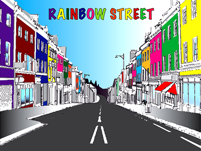 Rainbow Street illustration