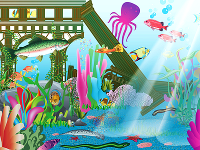 Undersea illustration
