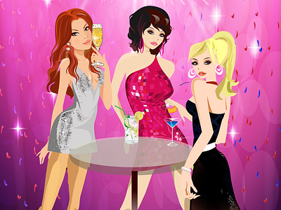Girls Night Out illustration
