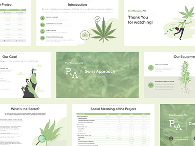 Cannabis PowerPoint Investor Presentation agriculture agritech cannabis funding