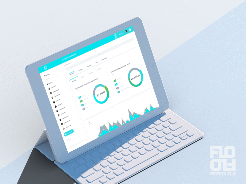 Financial Dashboard dashboard dezign flo finance sketch ui ux