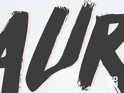 Close-up Font Texture distorted font logo texture