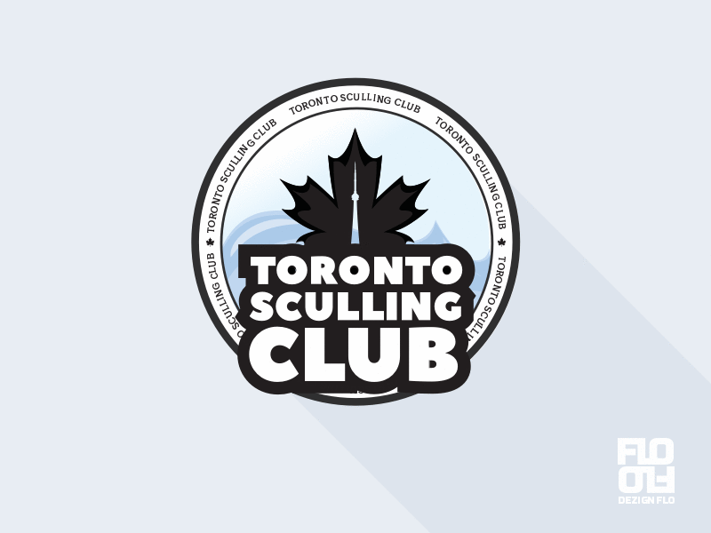 Toronto Sculling Club Logo adobe branding graphic design illustrator logo toronto