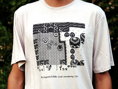 Zelda T-Shirt nintendo silkscreen print tshirt design videogames zelda