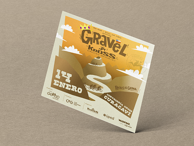 Gravel-Kross Race Poster bike cycling cycling race cyclocross gravel gravel grinder
