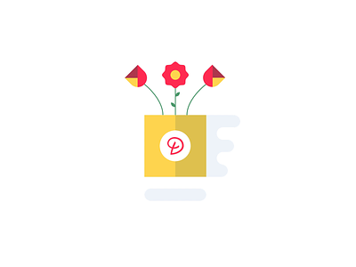 Flower Web Animation branding css icon icons illustration illustrator logo website