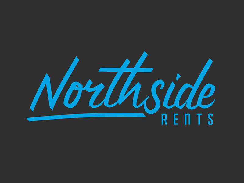 NorthSide Rents Branding Animation GIF after effects animation branding gif hand lettering lettering logo script