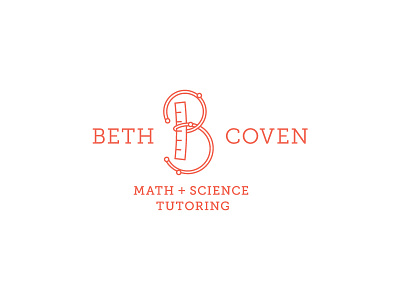 Math + Science Tutor beth branding coven identity logo math school science tutor
