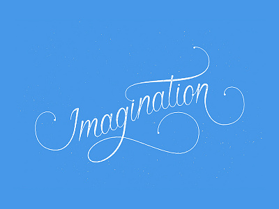 Imagination Lettering Distressed