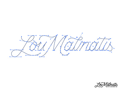 Lou's Beziers bezier handles lettering script