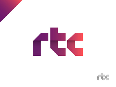 RTC Branding branding identity logo modular ribbon rtc