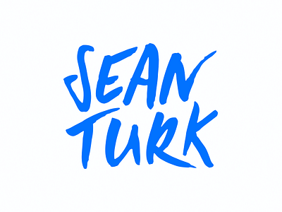 Sean Turk Wordmark logo sean sean turk turk wordmark
