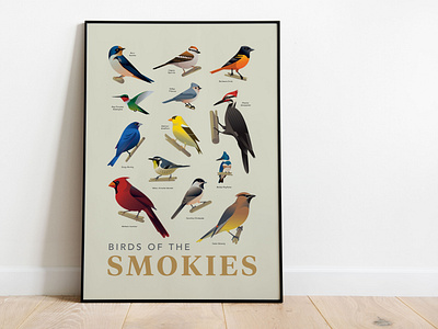 Birds of the Smokies Art Print