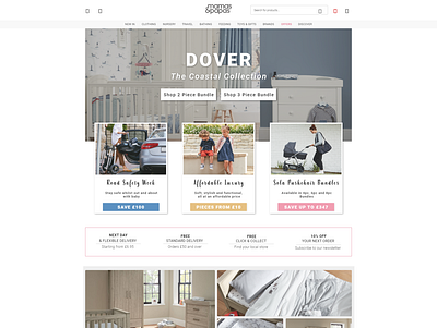 Homepage Concept design development digital ui ux web