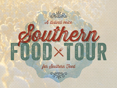 Southern Food Tour Logo atlanta austin brand branding design food logo southern type typography vintage