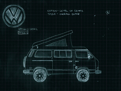 Westfalia austin happy bus illustration logo sketch vanagon vanlife volkswagon vw westfalia westy