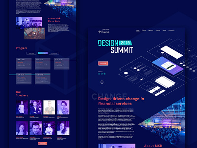 Design Summit Landing page
