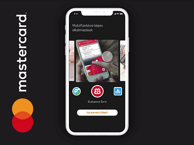Mastercard Landing Redesign Concept on Mob. - 2 bank app design finance app invision landing page mastercard motion design prototype studio swiping ui webdesign