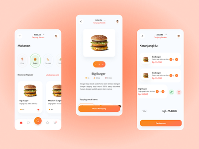 Food App Mobile design mobile app mobile design mobile ui ui ui designer