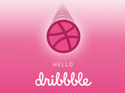 Hello Dribbble design first design first shot hello hello dribbble welcome welcome shot