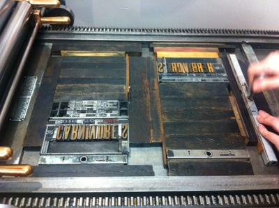 Type on the Press