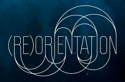 (RE)ORIENTATION logo logotype politica