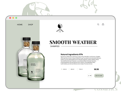 Daily UI 012 E-commerce shop page