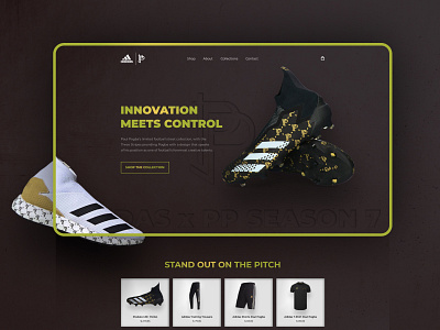 Adidas x Paul Pogba Season 7 website