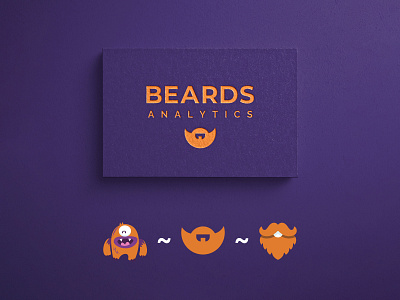 Beards Analytics Logo analyst analytic analytics beard branding cartoon cartoon character graphic design illustration logo logodesign logotype monster