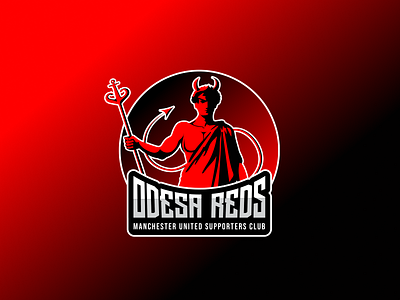 Logo Odesa Reds branding graphic design identity illus illustration logo logotype vector