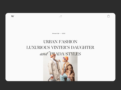 Fashion brand e-commerce design clothing brand ecommerce ecommerce design editorial fashion lifestyle brand minimal promo typography ui ui design uidesign uiux ux web web design webdesign website