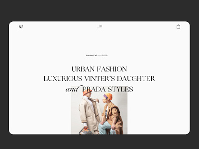 Fashion brand e-commerce design