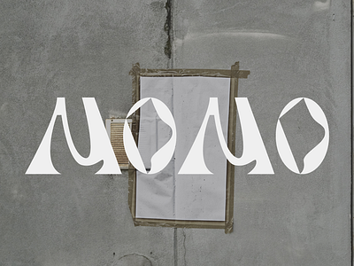 Moma Typeface brand branding design identity logo typeface typo typography typography art typography design
