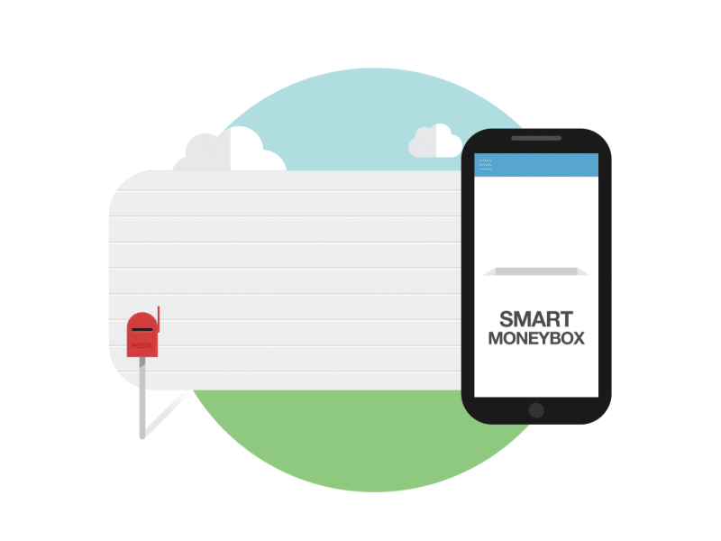 Smartmoneybox 2danimation aftereffects dribbble moneybox new smart umitkoca
