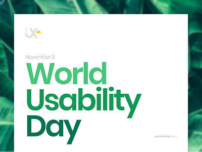 World Usability Day 2018