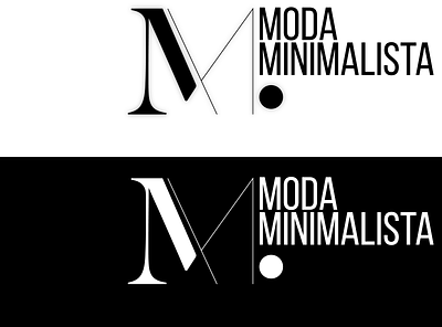 Logo Moda Minimalista. art creative design diseño gráfico fashion graphic design illustrator logo marca marketing digital