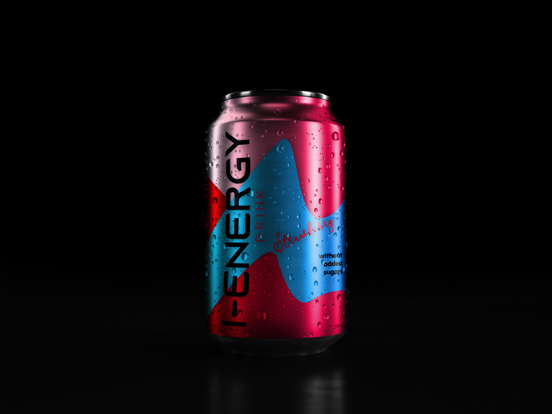 I-energy Drink Packaging By Stefany Delgado On Dribbble