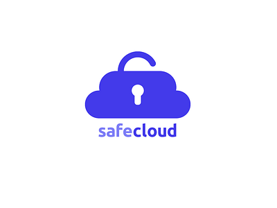 Safe Cloud branding challenge dailylogo dailylogochallenge dailylogodesign design flat icon illustration logo logo a day minimal